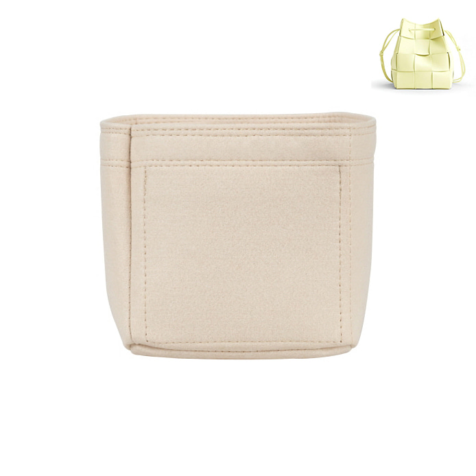 Bottega Veneta Cassette Bucket Bag Small 18cm Luxury Inner Bag White Bag